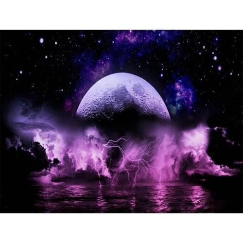 5D Diy Full Square Scene Planet Landscape Rhinestone Embroidery Diamond Painting Cross Stitch Home Decor Mosaic Gift XN917