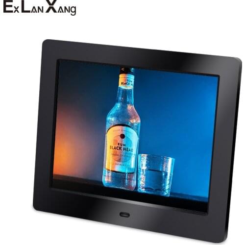 8 Inch High-Definition Picture Multimedia Player MP3 MP4 Alarm Clock Digital Photo Frame Christmas Gift