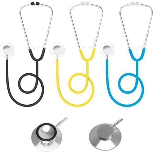 CONTEC SC21 Dual Head Acoustic Stethoscope DIagnostic Cardiology Heart Lung Sound New