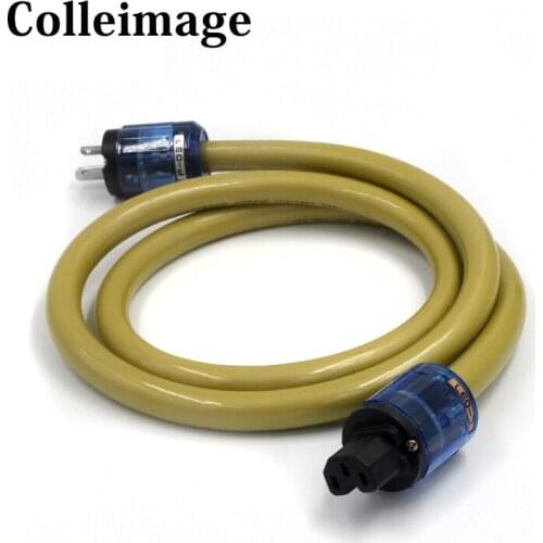 Hi-End 7 core single crystal copper vdh D102MKIII plated silver US ver AC power cable DIY power cord