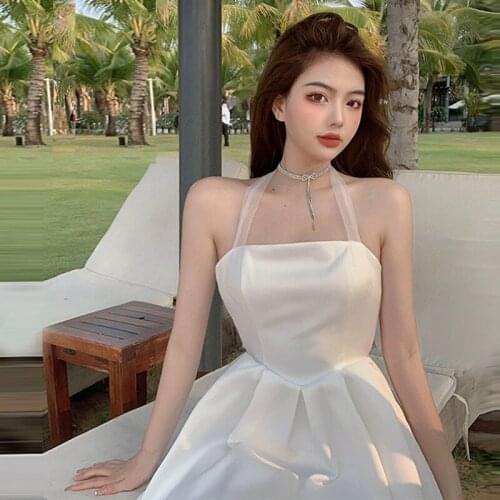 Bella Philosophy Summer Sexy Elegant Strap Dress Women Sweet Sleeveless Party Mini Dress Casual Kawaii Beach Club Fairy Dress