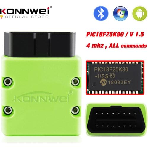 KONNWEI ELM327 V1.5 OBD2 Scanner KW902 Bluetooth-compatible Auto Scanner MINI ELM 327 OBD 2 KW902 Code Reader for Android Phone