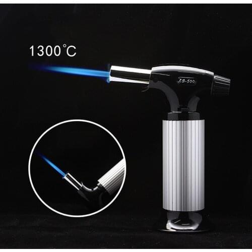 Small Spray Gun Kitchen Igniter Welding Torch Windproof High Pressure Direct Injection Flame Turbo Butane Gas Lighter
