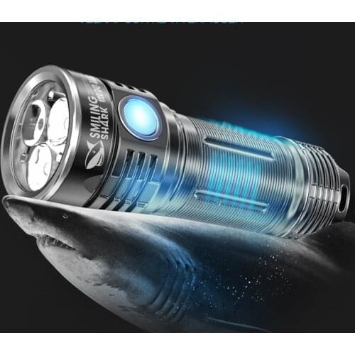 Fashion Black Hard Light Flashlight 26650battery Mini Portable Creative Led Flashlight Lampe Torche Led Portable Lighting EC50SD