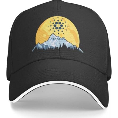 Cardano ADA To The Moon Promo Mens and Womens casquette Print Anime fishing summer Graphic Cool hat