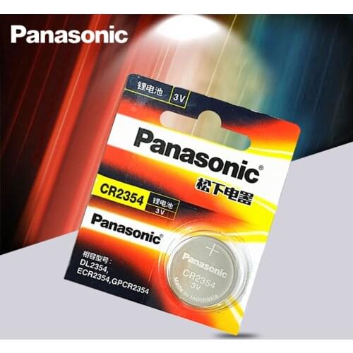 Original Battery Panasonic Car remote key 3V Li battery CR2354 button battery instrument and meter batteries