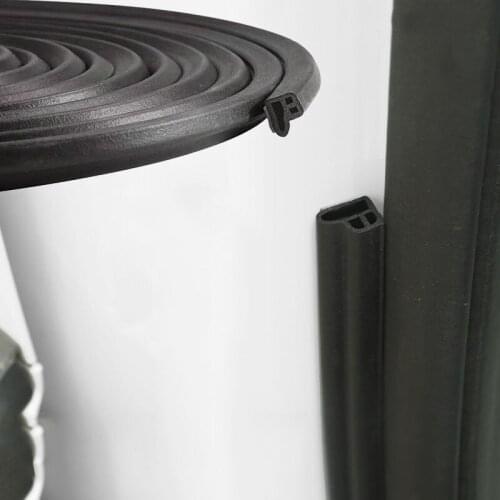 Rubber Car Door Sealing Strip Car Door Seal Strip Car Sound Insulation Weatherstrip Edge Trim Noise Insulation Auto Accessories