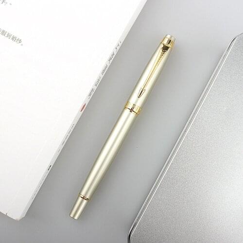 Luxury quality 102 silver Business office Fountain Pen student School Stationery Supplies ink calligraphy pen