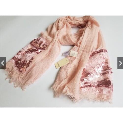 2021 Newest Women Fashion Scarf Shawls Wraps Hijabs Sequins Scarf