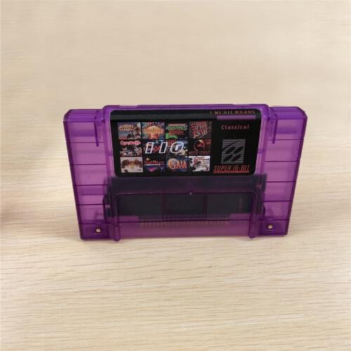 Super 110 in 1 Game Cartridge FRAM Chip Save File Chrono A Trigger Zeld Link Soul Blazer Earthbound Contra III Killer Instinct