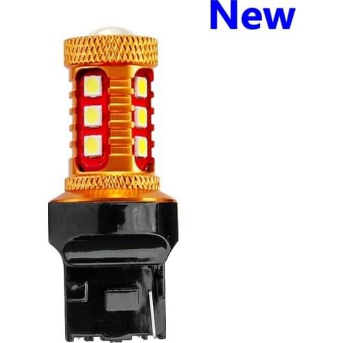 T20 7440 W21W WY21W 1000LM Super Bright 3030 LED Car Turn Signal Brake Light Tail Lamp Auto Rear Reverse Bulb White Red Yellow