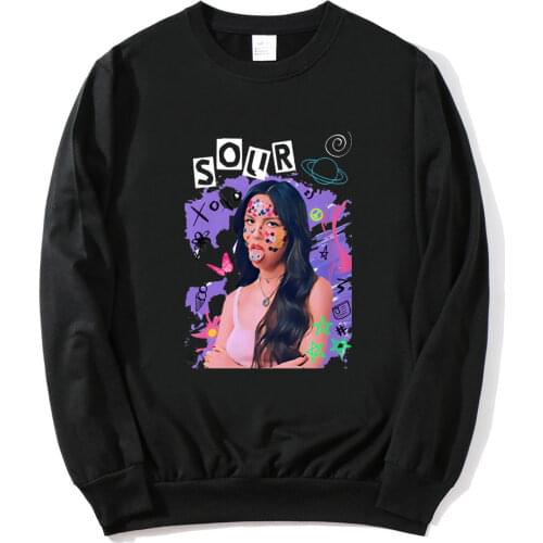 Unique Anime Olivia Rodrigo Sportswear Print Crewneck High Quality Comfortable Long Sleeve Hot Sale Fashion Tracksuit Streetwear