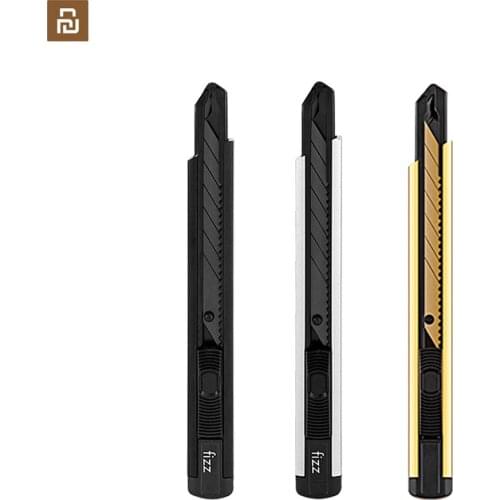 Xiaomi youpin Aluminum alloy utility knife Metal blade self-locking design sharp angle with fracture knife cutter 3 colors