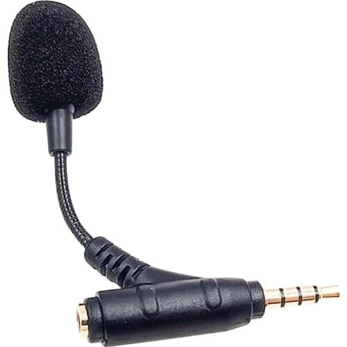 Omnidirectional Metal Microphone 3.5mm Jack Lavalier Tie Clip Microphone Mini Audio Mic for Computer Laptop Mobile Phone