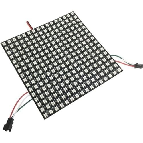 WS2812B Digital Flexible LED Panel 16*16 8*32 Pixel 256 Pixels Individually Addressable Full Dream Color DC5V