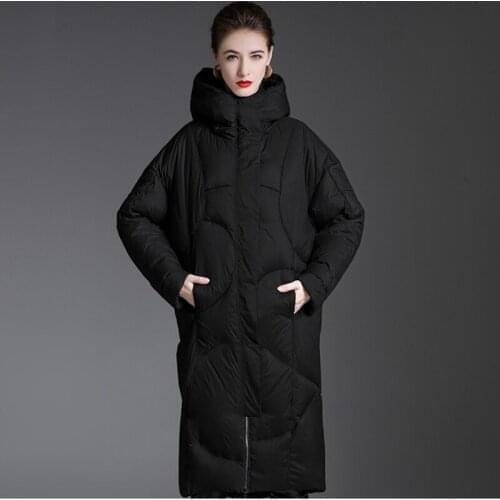 Winter Jacket Women 90% White Duck Down Coat Long Parka Thick Warm Hooded Female Puffer Jackets Womens Clothes Snow Outwear