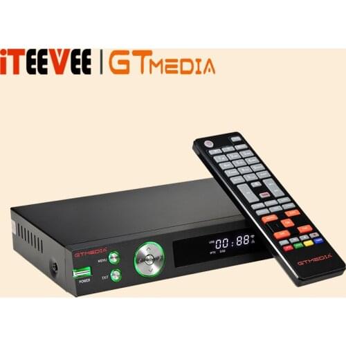 2021 Set Top Box Gtmedia V8 Turbo FTA Channels DVB-S2X/T2/C TV Decoder Combo YouTude Media Player Satellite Receiver