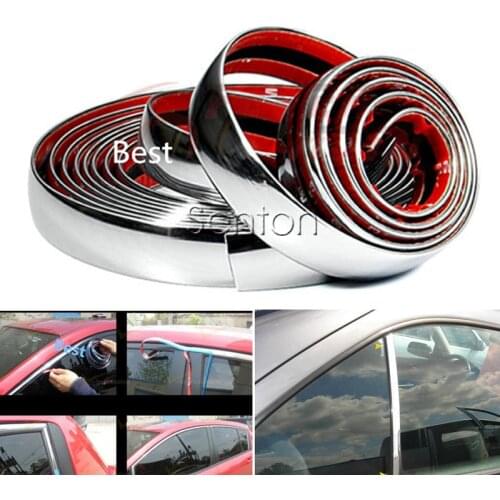 6-30mm Car Sticker Chrome Decor Strip For Opel Astra H G J Insignia Mokka Corsa Renault Duster Iaguna Megane 2 Logan Clio Captur