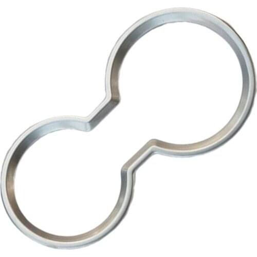 For Hyundai Creta Ix25 2015-2019 Car Chrome Front Water Cup Holder Decoration Frame Cover Trim Accessories