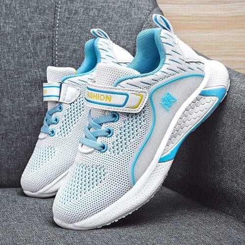 Kids Fashion Sneakers for Boys Girls Mesh Tennis Shoes Breathable Sports Running Shoes Lightweight Children Casual Walking Shoes