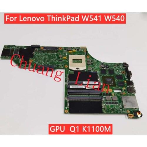 For Lenovo ThinkPad W541 W540 motherboard LKM-1 WS MB 12291-2 GPU Q1 K1100M 100% Fully Tested