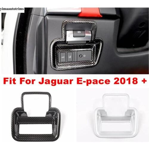 Electrical Parking Handbrake Hand Brake EPB Decoration Cover Trim Fit For Jaguar E-pace 2018 2019 2020 ABS Matte / Carbon Fiber