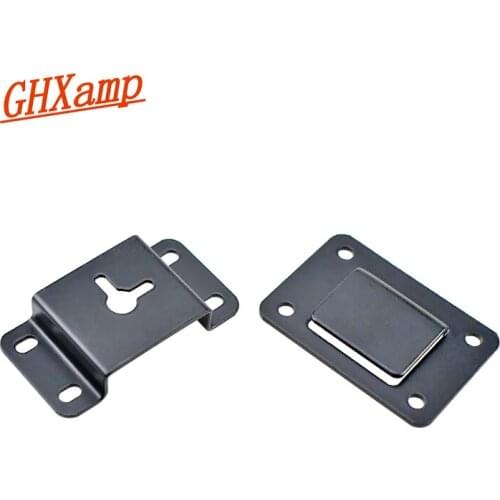 GHXAMP Speaker Hook Speakers Surround Wall Hanging Bracket Thicken Metallic Iron Hang Piece For Home Audio Parts Diy 1set