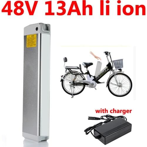 GTK Beam lithium battery 48v 13AH li ion battery 18650 BMS Detachable internal battery for 1000W ebike scooter +3A charger