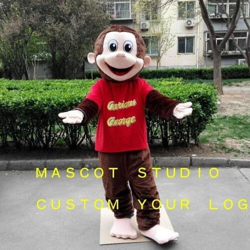 Lovely Monkey Mascot Costume Suit Cosplay Party Game Animal Fancy Dress Outfit Advertising Halloween Parade Character Christmas