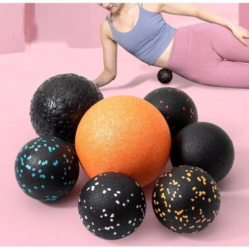 EPP Fitness Ball Double Lacrosse Massage Ball Set Mobility Peanut Ball for Self-Myofascial Release Deep Tissue Yoga Gym Home