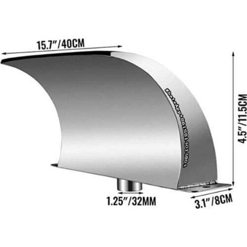 Stainless steel fountain nozzle /Water curtain/hook type spray curtain/water jet massager/hotel swimming pool spa pool