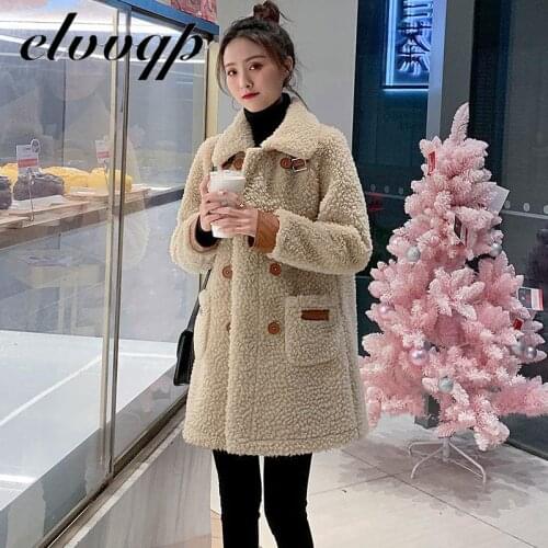 Faux Fur Coat Women 2020 Autumn Winter Warm Teddy Coat Ladies Fur Teddy Jacket Female Long Coat Loose Outerwear Plush Overcoat