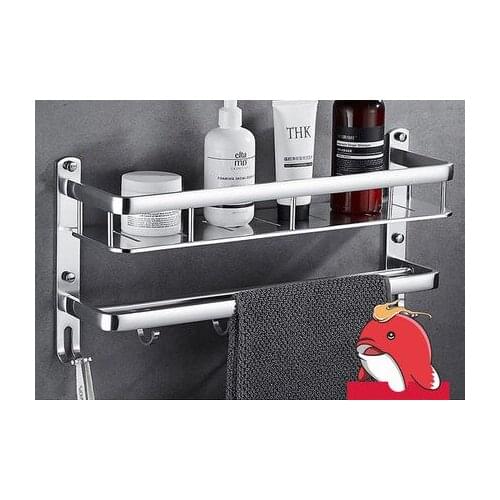 Punch-free Bathroom Shelf Toilet Bathroom Vanity Storage Wall-mounted Hanging Shelf