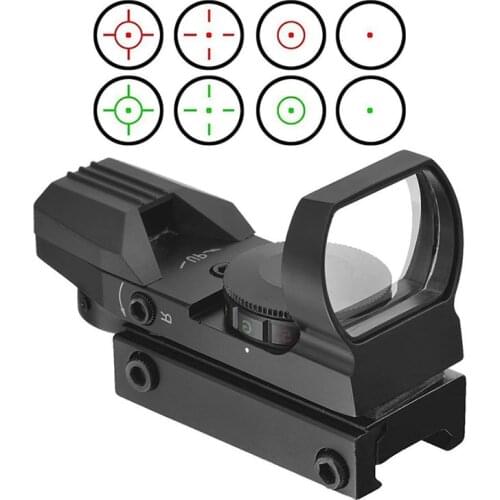 11mm/20mm Rail Riflescope Hunting Optics Holographic Red Dot Sight Reflex 4 Reticle Tactical Scope Collimator Sight