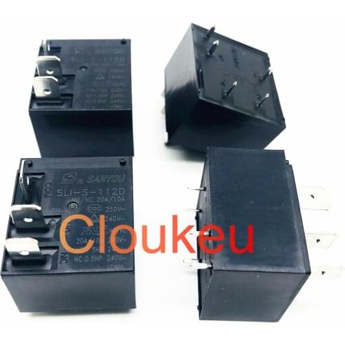 Relay SLI-S-105D 112D 124D DC5V 12V 24V 20A 5pin