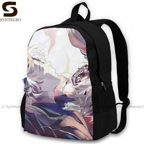 Kaneki Ken Backpacks Male Soft Stylish Backpack Polyester Cycling Bags