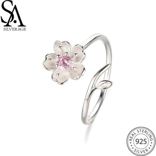 SA SILVERAGE Rings With Cubic Zirkonia For Women