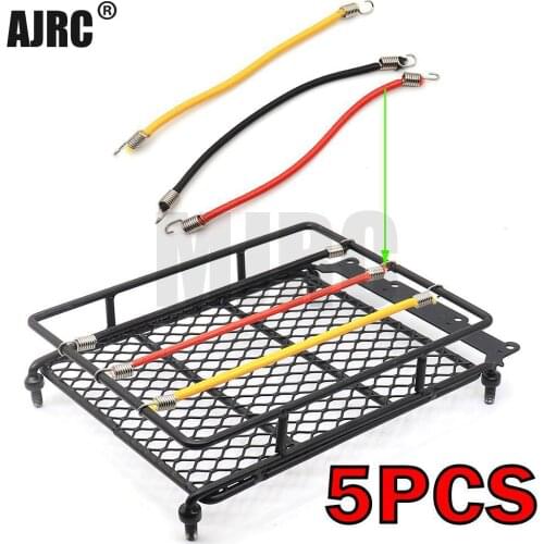 Elastic Luggage Net Car Roof Rack Storage Net With Hooks Rubber Band for Axial SCX10 Net D90 RC4WD Traxxas TRX-4 1:10 RC Car