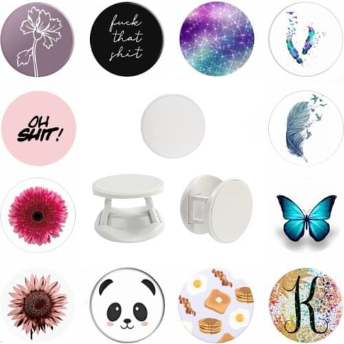 Universal 2021 попсокет Butterfly Panda Cute Popped Mobile Phone Holder Expanding Grip Stand Mount Pocket Socket for all Phones