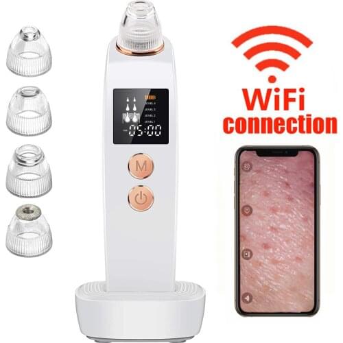 Blackhead Remover Vacuum -Visual Pore Vacuum For Nose Facial Pore Cleanser Electric Acne Comedo Pore Extractor Tool With Camera