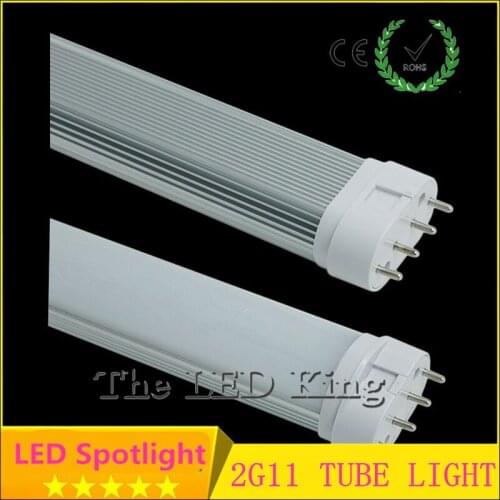 1pcs Super Bright LED Lamp 2G11 LED Tube Light 12w 15w 18w 25w LED Light AC85-265V Epistar SMD CE & ROSH Warm White Cold White