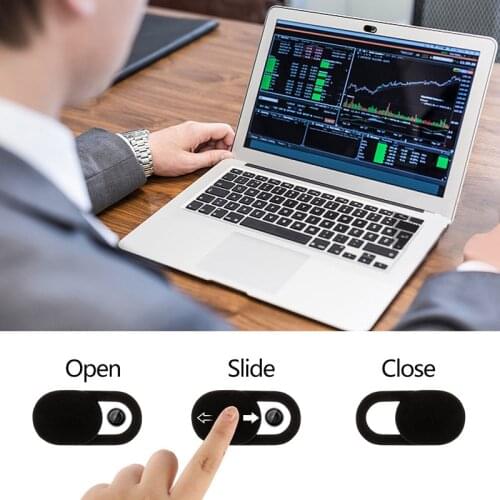 10PCS Universal Eye Slider Plastic Camera WebCam Cover Shutter Cover for IPhone PC Laptops Mobile Phone Lens Privacy Sticker