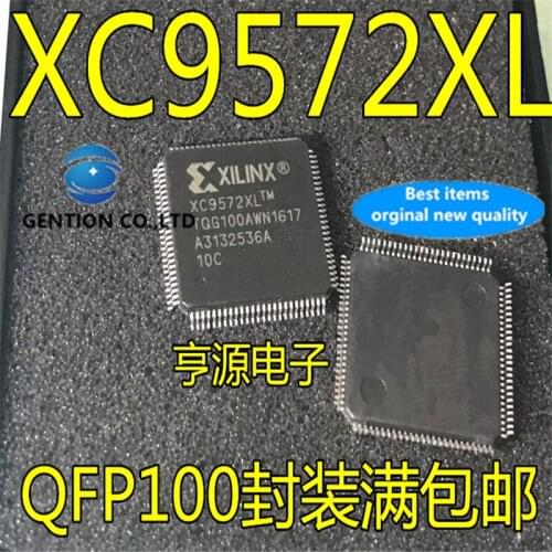 5Pcs XC9572XL-10TQG100C XC9572XL-10TQ100C XC9572XL QFP100 in stock 100% new and original
