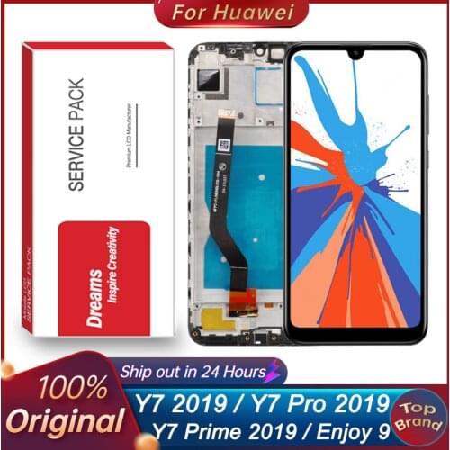 6.26" Original For Huawei Y7 2019 DUB-LX3 DUB-LX 1 DUB-L23 Y7 Prime 2019 LCD Display Touch Screen Sensor Repair Parts