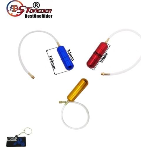 STONEDER Aluminum Boost Power Bottle For 2 Stroke 50cc 60cc 80cc Gas Motorized Bicycle Push Bike 47cc 49cc Mini Moto ATV Quad