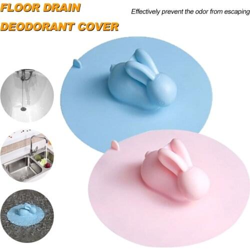 Floor Drain Deodorant Cover Round 15cm Silicone Floor Drain Sink Bathroom Kitchen Sewer Floor Drain Cover Cleaning Supplies