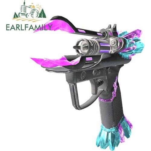 EARLFAMILY 13cm x 11.1cm for Pistol Shard From RV Anime Depth Cartoon Laptop Car Stickers Cartoon Decal Waterproof VAN Graphics