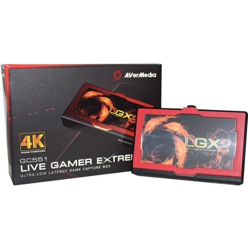 GC551 HD 4K Capture Card DV SLR PS4 Game Live Box 1080P GC550 Upgrade