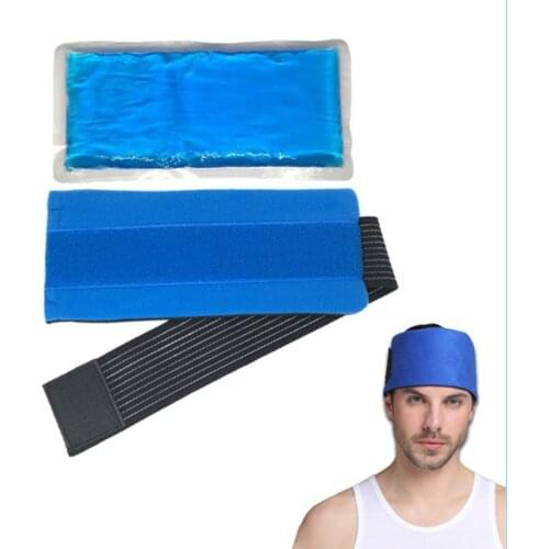 Gel Ice Packs for Injuries Adjustable Wrap for Pain Relief Ice Non-Toxic Smooth F3MD