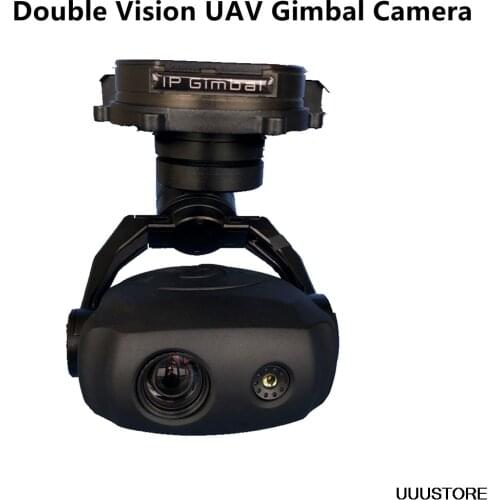 Three-axis stabilized Gimbal 10x optical zoom Infrared thermal imaging visible HDMI camera double vision TSHD10T3 for UAV FPV RC